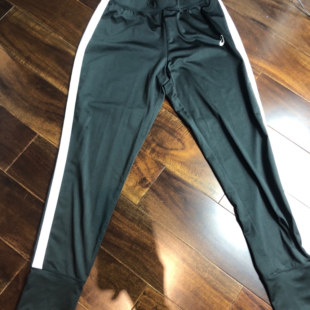 Asics Joggers with White Leg Stripe